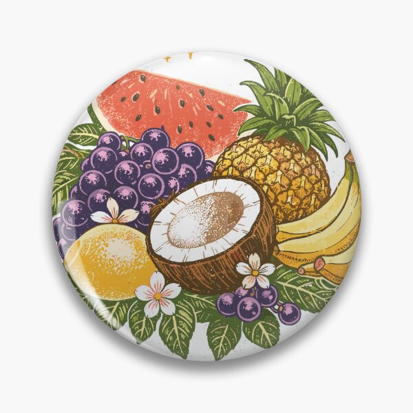 Item preview, Juice Club Tropical Fruits T-Shirt designed and sold by Matinez Pink.