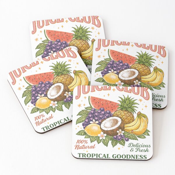 Item preview, Juice Club Tropical Fruits T-Shirt designed and sold by Matinez Pink.