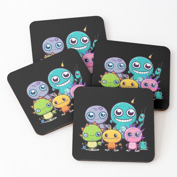 Item preview, Monsters Gang - Funny Cartoon Characters designed and sold by Radhestore.