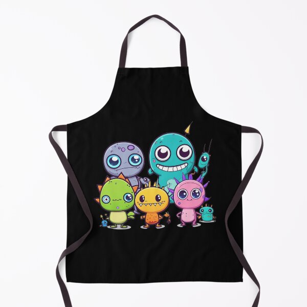 Item preview, Monsters Gang - Funny Cartoon Characters designed and sold by Radhestore.