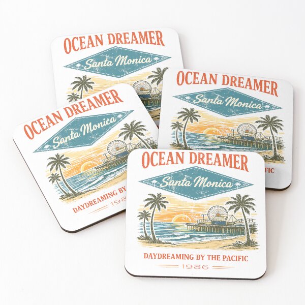 Item preview, Santa Monica Ocean Dreamer T-Shirt designed and sold by Matinez Pink.