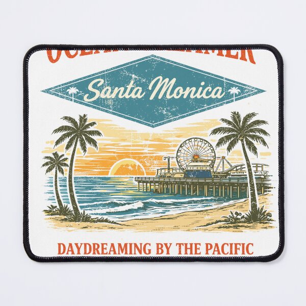 Item preview, Santa Monica Ocean Dreamer T-Shirt designed and sold by Matinez Pink.