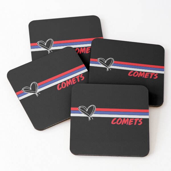 Item preview, Comets Retro Stripes Heart designed and sold by calliew1217.