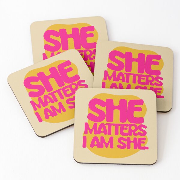 Item preview, SHE MATTERS. I AM SHE. designed and sold by alegnacreates.