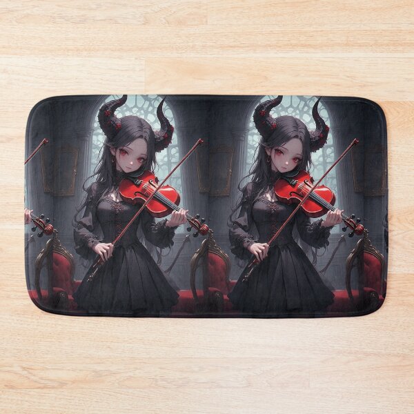 Item preview, Chica demonio gótica con violín designed and sold by ArtsJulian.