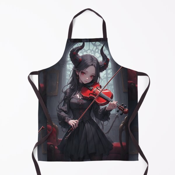 Item preview, Gothic demon girl with violin designed and sold by ArtsJulian.