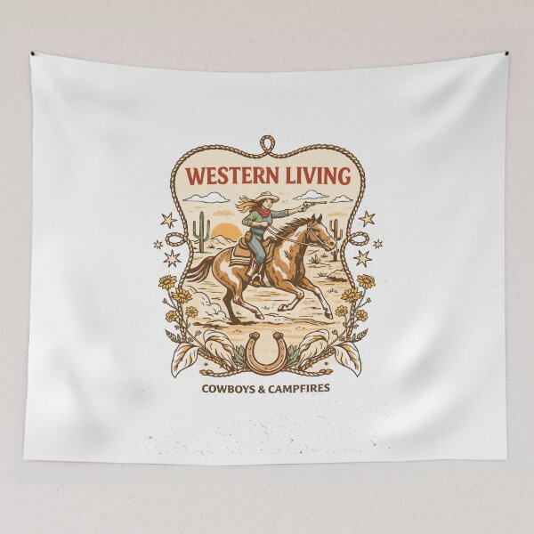Item preview, Western Living: Cowboys & Campfires designed and sold by Matinez Pink.