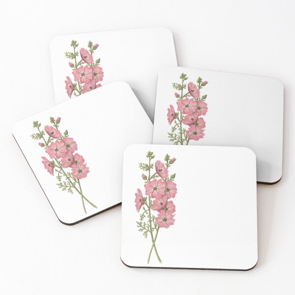 Artikelvorschau, Rosa Aquarellblumen entworfen und verkauft von NaughtyFlorals.