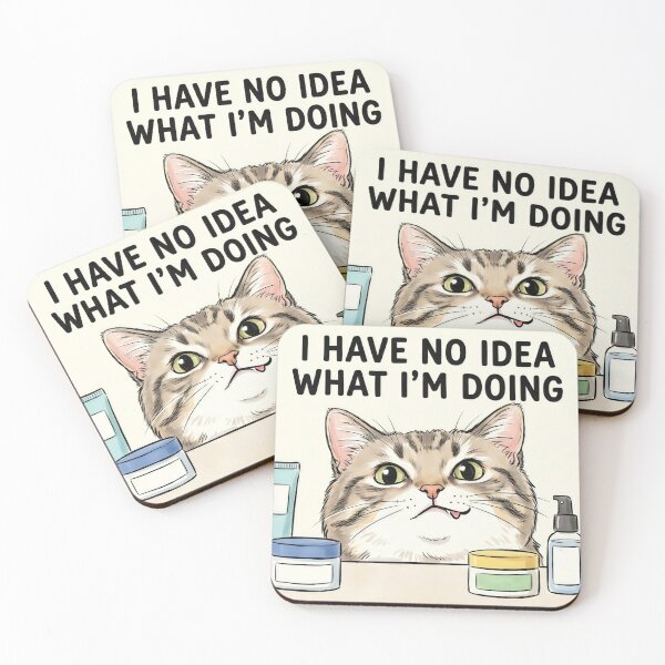 Item preview, Confused Cat I Have No Idea designed and sold by DetalleXL.