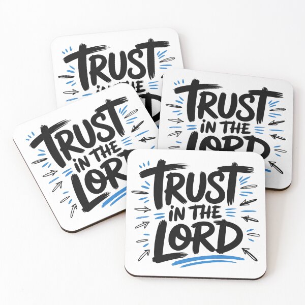 Item preview, Trust In The Lord Modern Biblical Lettering designed and sold by IslandTyped.