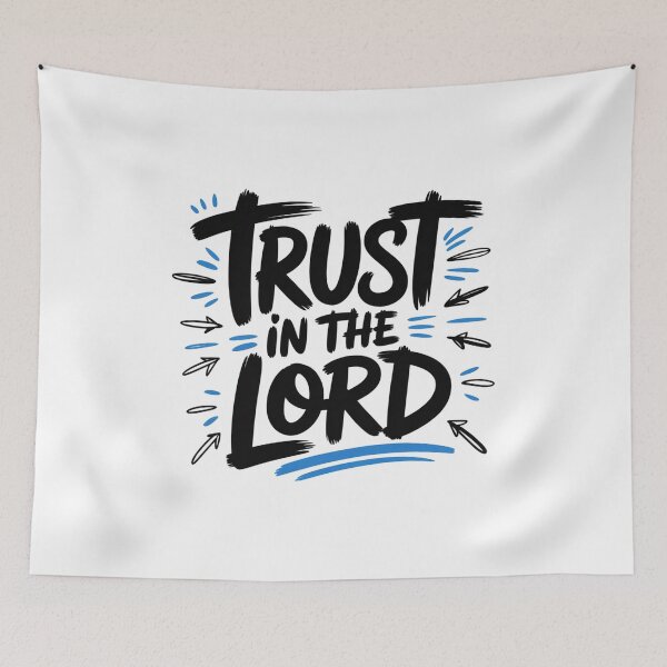 Item preview, Trust In The Lord Modern Biblical Lettering designed and sold by IslandTyped.