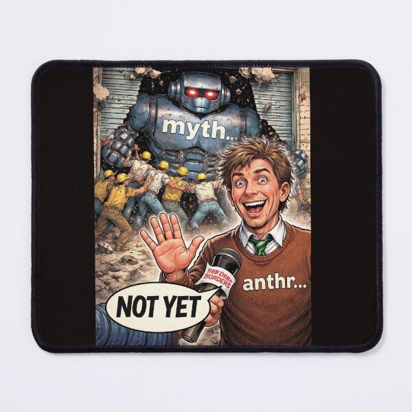 Item preview, The AI Prophecies: The Mythos Dilemma - Satirical Comic Art designed and sold by leonardopintos.