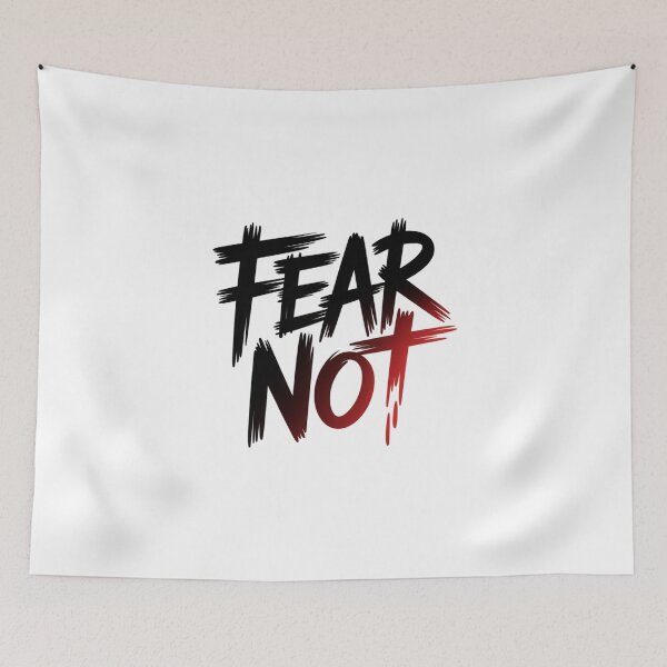 Item preview, Fear Not Bold Christian Streetwear Art designed and sold by IslandTyped.
