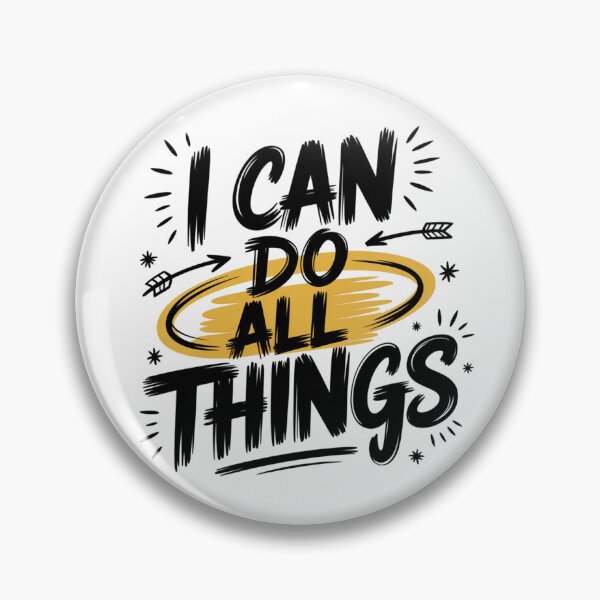 Item preview, I Can Do All Things Inspirational Faith Quote designed and sold by IslandTyped.