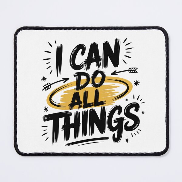 Item preview, I Can Do All Things Inspirational Faith Quote designed and sold by IslandTyped.