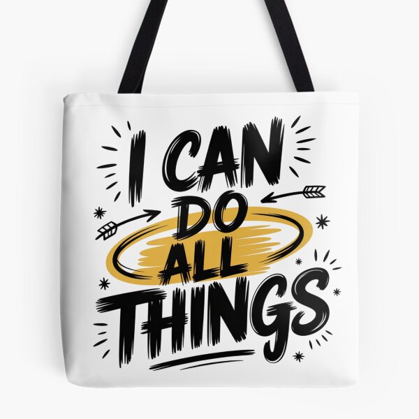 Item preview, I Can Do All Things Inspirational Faith Quote designed and sold by IslandTyped.