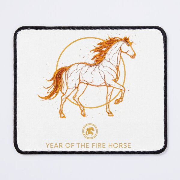 Item preview, Year of The Fire Horse 2026  designed and sold by ZenWealthDesign.