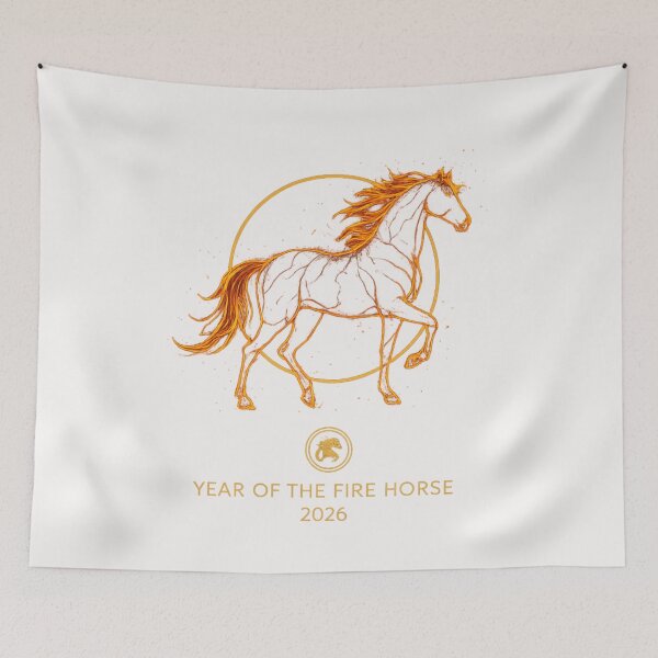 Item preview, Year of The Fire Horse 2026  designed and sold by ZenWealthDesign.