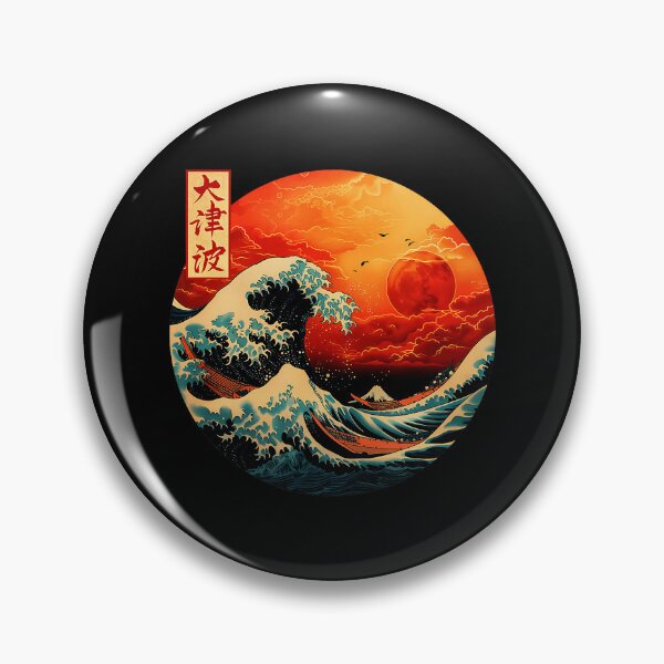 Item preview, Great Wave Kanagawa Japanese Wave Streetwear Style designed and sold by titanlevi.