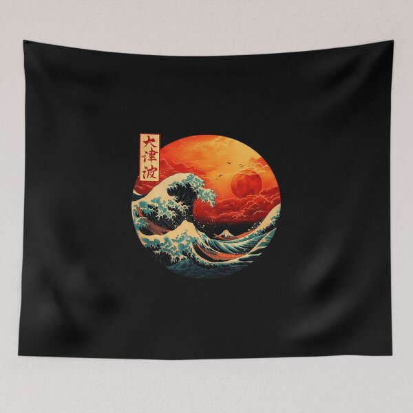 Item preview, Great Wave Kanagawa Japanese Wave Streetwear Style designed and sold by titanlevi.