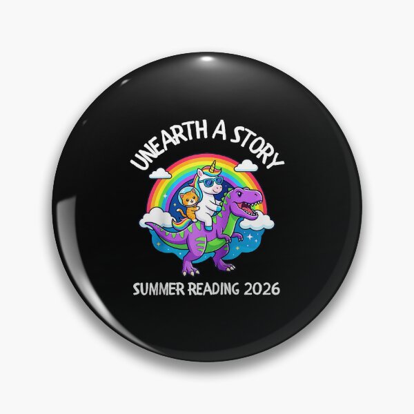 Item preview, Unearth A Story Dinosaur Unicorn Summer Reading 2026 designed and sold by miaa-artistshop.