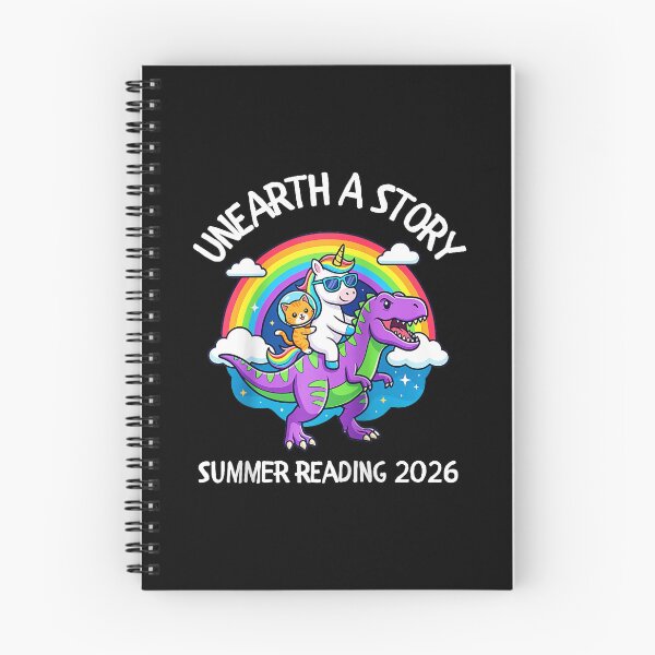 Item preview, Unearth A Story Dinosaur Unicorn Summer Reading 2026 designed and sold by miaa-artistshop.