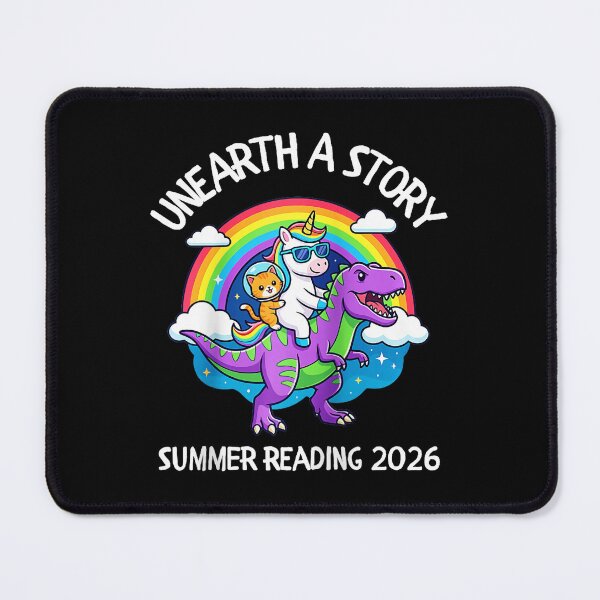 Item preview, Unearth A Story Dinosaur Unicorn Summer Reading 2026 designed and sold by miaa-artistshop.