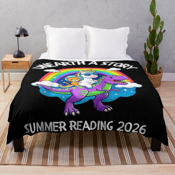 Item preview, Unearth A Story Dinosaur Unicorn Summer Reading 2026 designed and sold by miaa-artistshop.