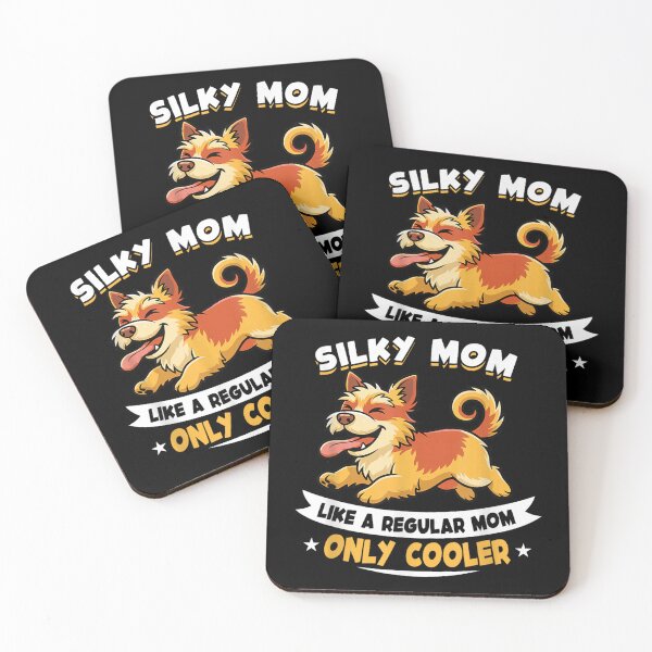 Item preview, Silky Mom Like A Regular Mom Only Cooler Silky Dog designed and sold by goombi-creative.