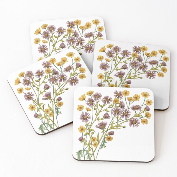 Item preview, Purple and yellow flowers designed and sold by NaughtyFlorals.