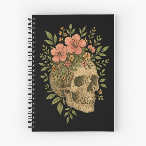 Item preview, Illustration of a flowered skull-..- designed and sold by PT (Players Tonight).