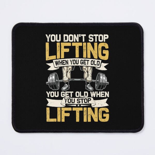 Item preview, You Don’t Stop Lifting Gym Motivation Quote Vintage Workout designed and sold by eliramaison.