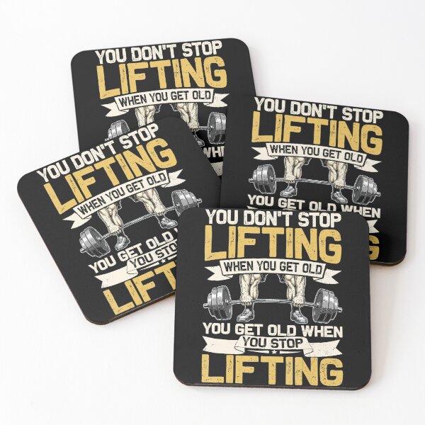 Item preview, You Don’t Stop Lifting Gym Motivation Quote Vintage Workout designed and sold by eliramaison.