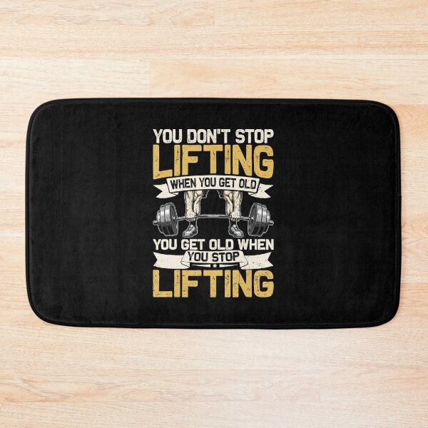 Item preview, You Don’t Stop Lifting Gym Motivation Quote Vintage Workout designed and sold by eliramaison.