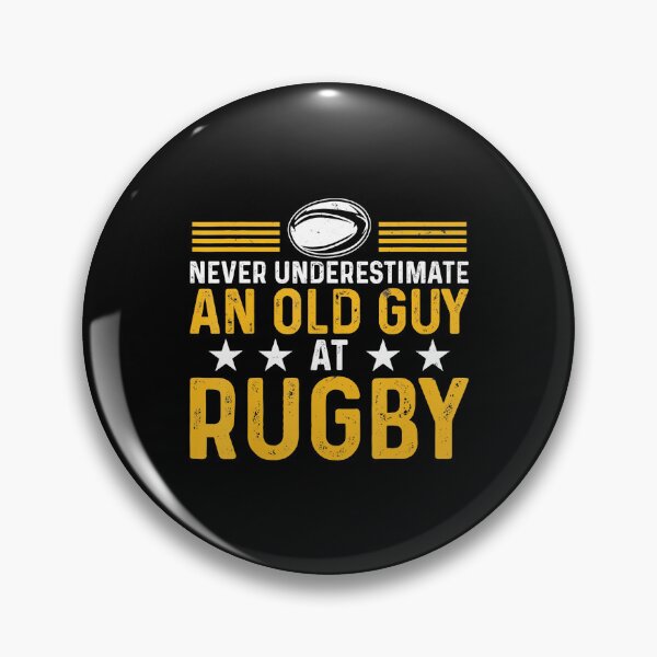 Item preview, Never Underestimate An Old Guy Rugby Funny Sports  designed and sold by GabrieSketcham.