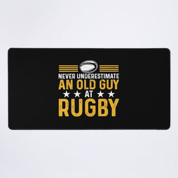Item preview, Never Underestimate An Old Guy Rugby Funny Sports designed and sold by GabrieSketcham.
