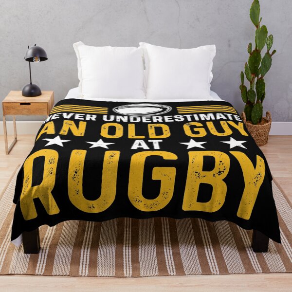 Item preview, Never Underestimate An Old Guy Rugby Funny Sports  designed and sold by GabrieSketcham.