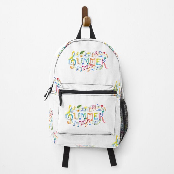 Item preview, Colorful Watercolor Musical "Summer" Typography designed and sold by VibranPalette.