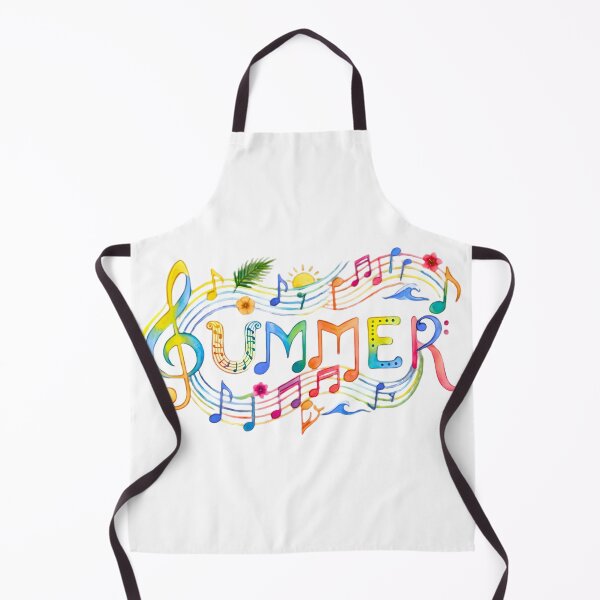 Item preview, Colorful Watercolor Musical "Summer" Typography designed and sold by VibranPalette.