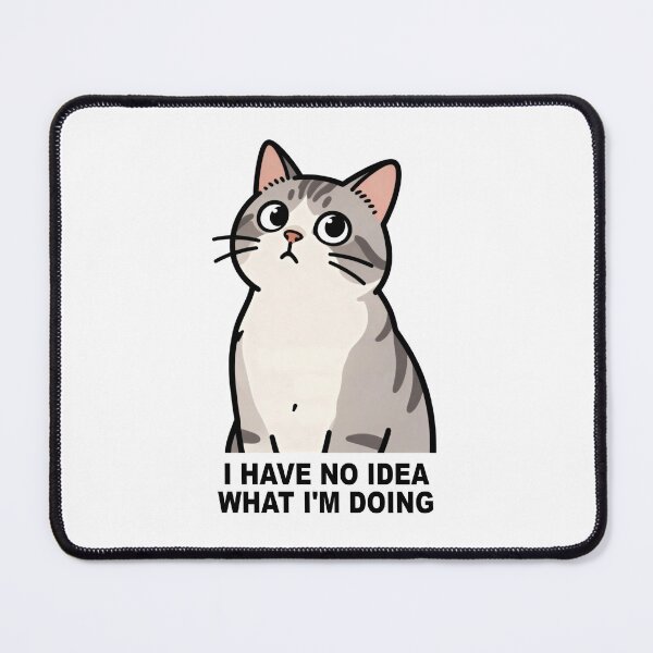 Item preview, Confused Cat I Have No Idea designed and sold by DetalleXL.