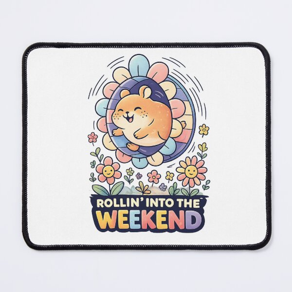 Item preview, Rollin Into the Weekend Funny Vibes Design designed and sold by SoftSproutstu.