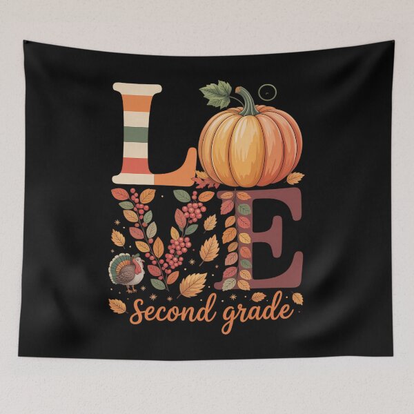 Item preview, Love Second Grade Teacher Turkey Thanksgiving Autumn Fall designed and sold by Formatage.