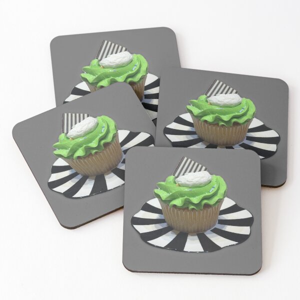 Item preview, Whimsical Green Cupcake – Wonderland Tea Party Dessert designed and sold by aadventures.