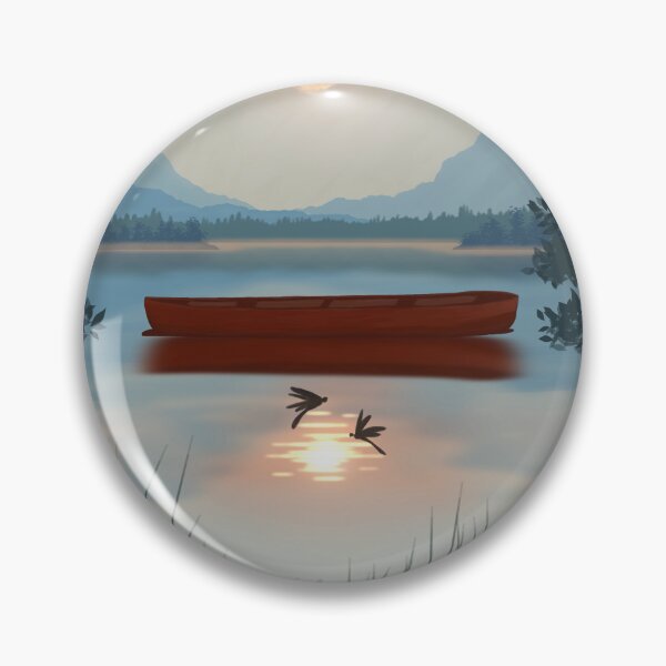 Item preview, Canoe on a Lake designed and sold by Vesper1706.