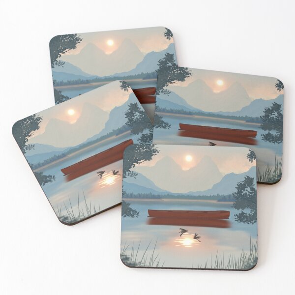 Item preview, Canoe on a Lake designed and sold by Vesper1706.