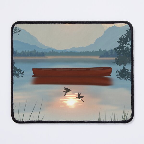 Item preview, Canoe on a Lake designed and sold by Vesper1706.