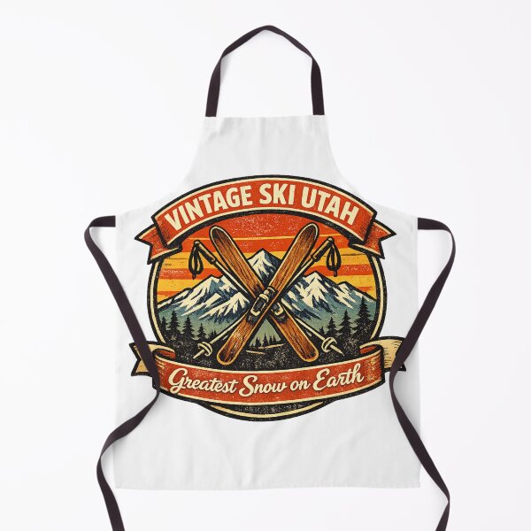 Item preview, Vintage Utah Ski Badge Retro Mountain Patch designed and sold by Dresut.