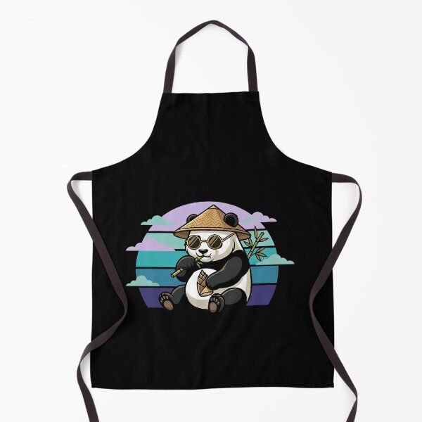 Item preview, Cool Panda Eating Bamboo – Kawaii Zen Retro Aesthetic with Sunglasses designed and sold by Soulprint Art.