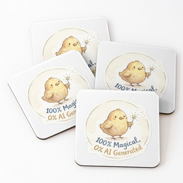 Item preview, Magical Handmade Watercolor Chick Sticker designed and sold by Mochi-Sprites.