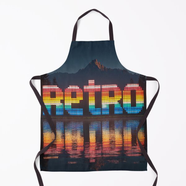 Item preview, Retro Rainbow Lake: Luminous Pixel Landscape designed and sold by casualnature.